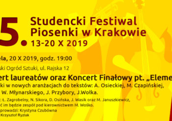 Koncert laureatów oraz Koncert Finałowy pt. „Elementarz”